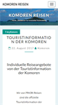 Mobile Screenshot of komoren-reisen.de