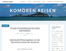 Tablet Screenshot of komoren-reisen.de